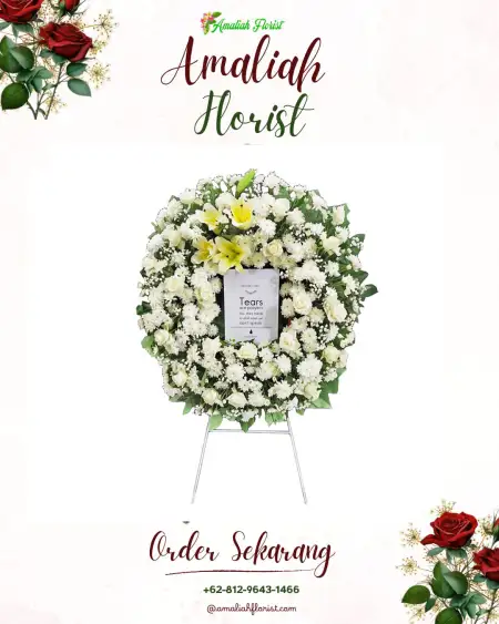 Krans Bunga Duka Sukamurni